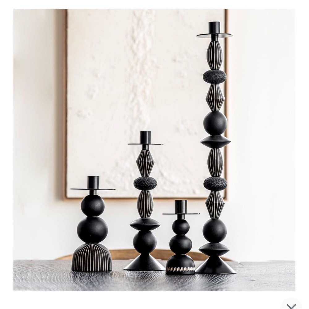 Designer Play and Burn Candleholders by Zanat - set of 2, gorgeous and unique